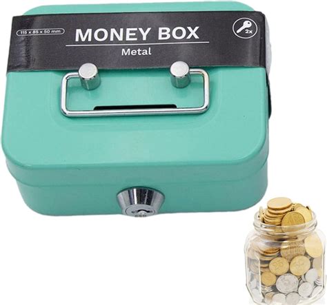 portable metal money cash box factory|Amazon.com: Small Metal Cash Box.